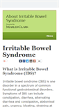 Mobile Screenshot of about-irritablebowelsyndrome.com
